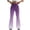 Purple, variant on Women Bootcut Wide Leg Pants Trendy Gradient Color Flared Pants Tight Fitting Hip Hugging Shaping Yoga Pants Green L