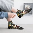 thumbnail image 2 of Pofeuu Colorful Bulldog Duo Print 30cm Socks, Adult Running Hiking Socks for Youth and Adult, 2 of 7