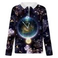thumbnail image 4 of Blusa de manga larga con estampado digital colorido y media cremallera para hombre Pompotops  oipoqjl46947, 4 of 5