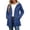 A Blue, variant on Rain Coats for Women Ndbuld Women's Large-sized Mid-length Waterproof Jacket With Hood And Raincoat With Striped Lining Pink M