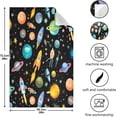 thumbnail image 3 of Dreamtimes Planet Flyer Kitchen Towels 18x28inch Ultra Soft Absorbent Quick Drying Kitchen Dish Towels Washable Cleaning Cloths Hand Towels Tea and Bar Towels, 4 Pack, 3 of 7