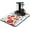 Beautiful Flower, variant on Coffee Bar Mat Accessories for Countertop Absorbent Hide Stain Rubber Backed Dish Drying Mats for Kitchen Counter Draining Pad Decor Gift Fit Under Coffee Maker Coffee Pot Espresso Machine (24x18in)