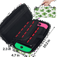 thumbnail image 3 of Herdesigns St. Patrick's Day Shamrock Lucky Clover Carrying Case for Nintendo Switch OLED Model 2021 & Switch 2017 with 20 Game Card Slots, Portable Travel Carry Case for Accessories and Console, 3 of 8