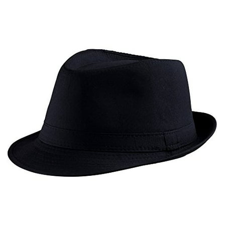 Dress Up America Black Fedora Hat