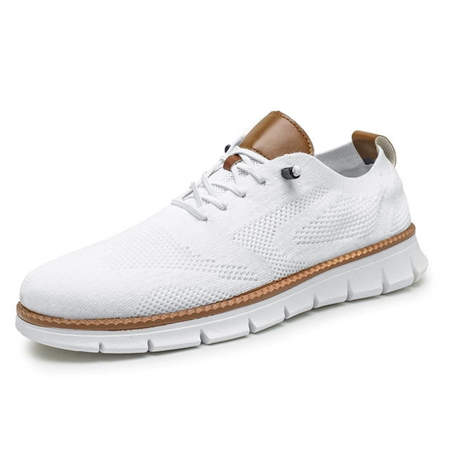 Zapatos Ligeros Sin Cordones Deporte Malla Plana Entrenamiento para Hombres Soporte Antideslizante Transpirable Viajes Al Aire Libre