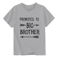 thumbnail image 1 of AWZXDE T-Shirt Décontracté à Manches Courtes et Col Rond pour Enfants avec Imprimé Lettre pour Activités Extérieures 1-13 Ans Hauts d'Été, 1 of 3