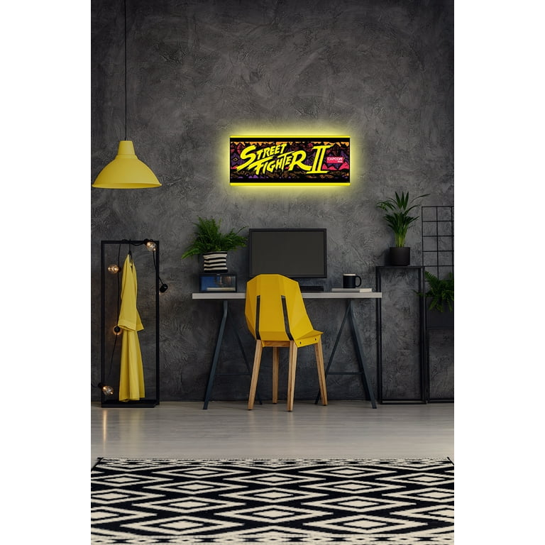 Arcade1up Street Fighter II Light Up Wall Mounted Marquee Arcade1up Street Fighter II Light Up Wall Mounted Marquee