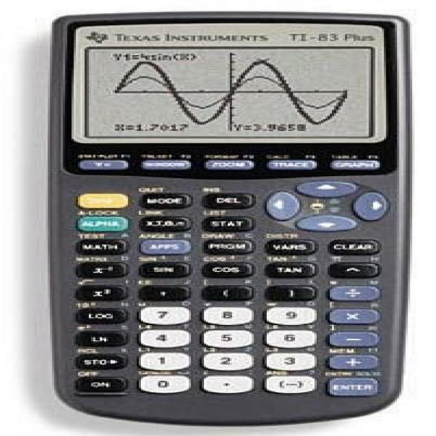 Texas Instrument TI83PLUS TI83PLUS Programmable Graphing Calculator, 10Digit LCD