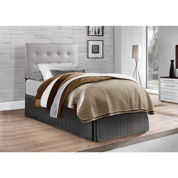 Twin Headboard - Light Grey Tufted Headboard for Beds, Modern Bedroom Decor