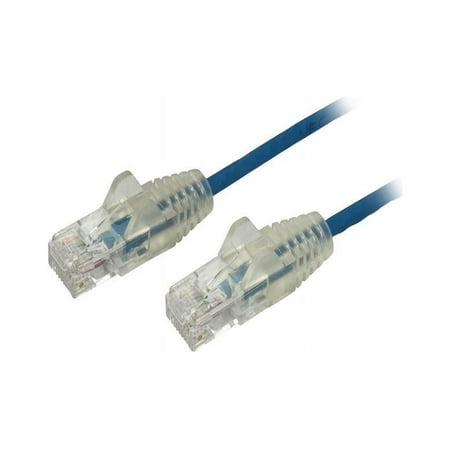 UPC: 0065030873130 | StarTech N6PAT6INBLS Cat6 Ethernet Cable – 6 in – Blue – Slim – Snagless RJ45 Cable – Network Cable – Ethernet Cord – Cat 6 Cable – 6in