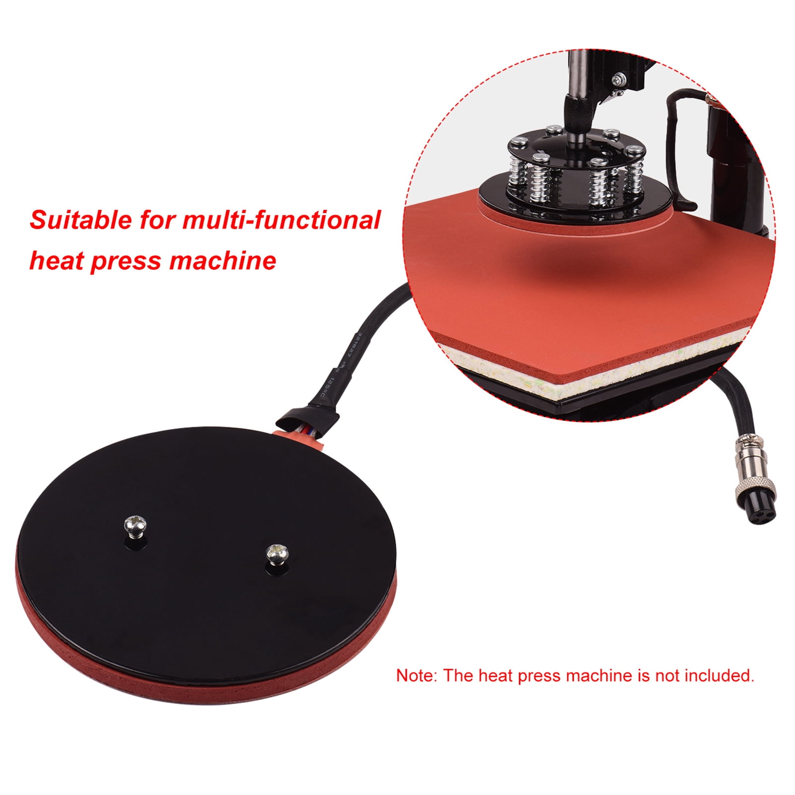 Heat Press Plate,Heat Press Hine Silicone Pad Mat Plate Pad Sublimation Qisuo