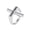 silver, variant on Stainless Steel Jewelry Cross Amulet Minimalist Retro Trendy Hip Hop Graduation Wedding Men's Rings Black Size 10