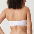thumbnail image 3 of DELIMIRA Women's Cosnufy Strapless Bra Sheer Mesh Plus Size Unlined Underwire Bras, 3 of 4