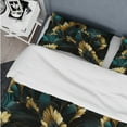 thumbnail image 4 of Designart "Deco Splendor In Emerald And Gold I" Marble Bedding Covert Set - Glam Bed Set With 2 Shams, 4 of 5