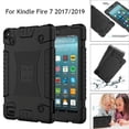 thumbnail image 2 of for Amazon Kindle Fire 7 2019 2017 Soft Silicone Case Shockproof Tablet Shell for new Kindle Fire 7 9th Generation 2019 Cover Black, 2 of 6