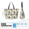 thumbnail image 4 of Disketp Vintage Animals Palm Tree Bolsa de Playa de Gran Capacidad, Bolso Impermeable y a Prueba de Arena para Mujer, Ideal para Playa, Piscina y Natación, 4 of 7