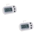 thumbnail image 4 of Cateissary Digital Portable LCD Screen Display IPX4 Gauge Button Temperature Refrigerator Meter Control Waterproof Blanco 2piezas Cateissary CBP110864, 4 of 6