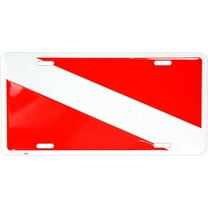 Hangtime Divers Flag 6x12 inch novelty metal license plate