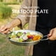thumbnail image 3 of Sartén para freír al aire libre Sartén de acero inoxidable con manijas laterales Picnic portátil Utensilios de cocina COCK DE COCKETHARDOWARE Suministro Inevent OD011726-00, 3 of 7