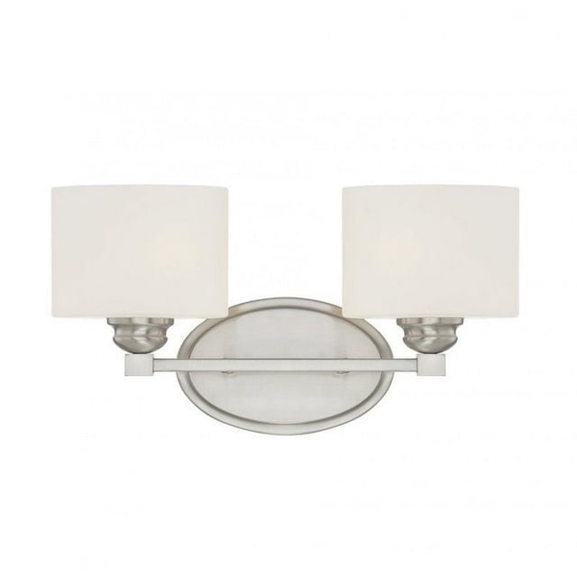 Savoy House Kane 2 Light Bath Bar in Satin Nickel