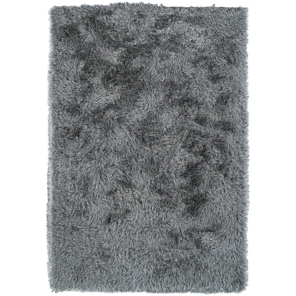 Dalyn Impact Area Rug IA100 Ia100 Pewter Pewter Monochrome Fluffy 2' x 3' Rectangle