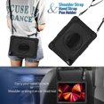 thumbnail image 3 of Soatuto 10.9" 3-Layer Protective Tablet Case with Shoulder Strap, Black, 3 of 7