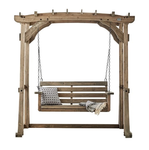 Claremont pergola lounger porch swing with stand discount