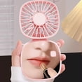 thumbnail image 6 of Lenkho Foldable Neck Fan, Hands-Free Portable Personal Fan, 3 Speed Adjustable, USB Rechargeable Wearable Cooling Fan for Outdoor, Travel, Commuting, 6 of 6