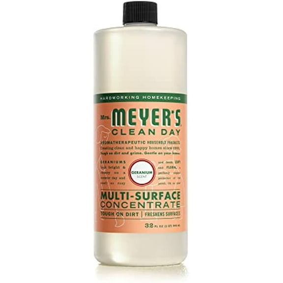 Mrs. Meyer's Clean Day Multi-Surface Cleaner Concentrate - Geranium Scent - 32 Fl. Oz