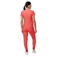 thumbnail image 2 of Adar Pro Modern Athletic Scrub Set For Women - Modern V-Neck Scrub Top & Yoga Jogger Scrub Pants, 2 of 7