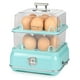 thumbnail image 1 of Nostalgia CLEC14AQ Retro Premium 14 Capacidad Eléctrica Grande Cocedor de Huevos Duros Tortillas Revueltas Escalfadas Sándwiches Blancos para Dietas Keto y Bajas en Carbohidratos Aqua, 1 of 1