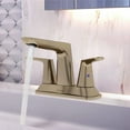 thumbnail image 2 of Lulani Bora Bora 2-Handle 4" Centerset Bathroom Faucet with Drain Assembly - Brushed Nickel, 2 of 6