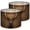 Color 1, variant on Linen Drum Lampshades Golden Rustic Animal Vintage Wildlife Deer Lake Forest 13"x13"x10" Light Shade for Table Lamps Floor Lamps Drum Lamp Shades Lampshade Replacement Assembly Required