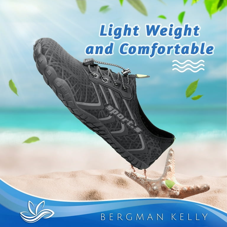 Bergman Kelly Mens Womens Water Shoes M 8.5 13 W 7.5 12 Aqua