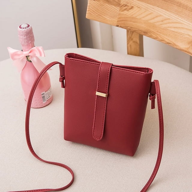 Bolso pequeño Bolso de mujer Bolso bandolera pequeño fresco Bolso para teléfono móvil Bolso mini tipo cubo Bolso de mujer