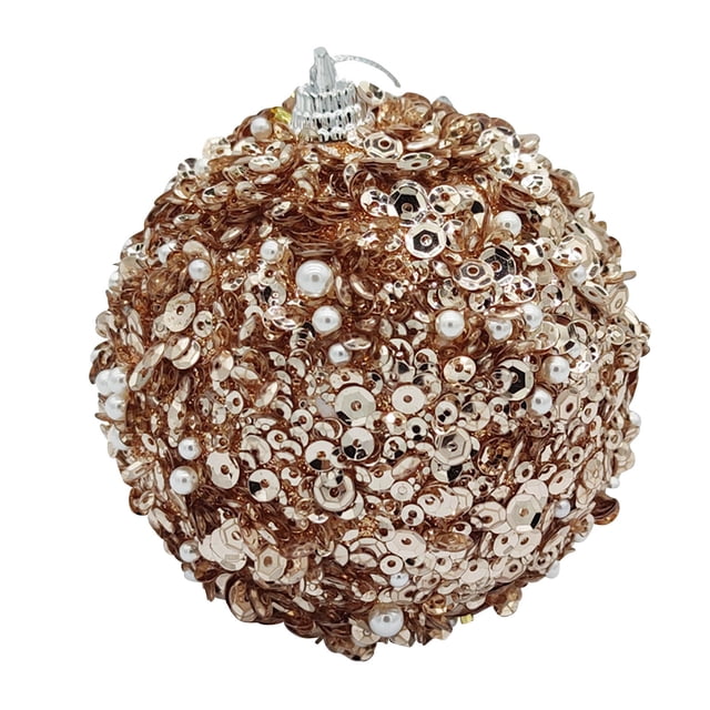Navidad perla lentejuelas brillo adornos bola árbol de Navidad adorno decoración 8CM Wmkox8yii gf7729
