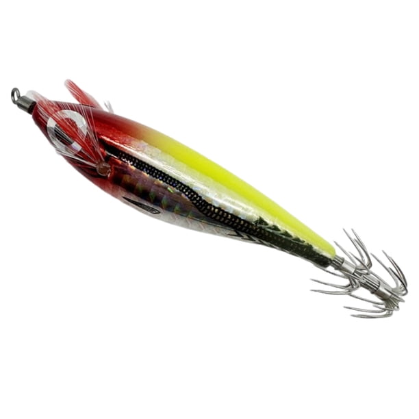 Cebos Biónicos para Camarones Jigging Señuelo Pesca Luminoso Horizontal Salada