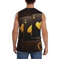 thumbnail image 4 of Balery Casino Playing Cards Camisetas sin mangas para hombre, absorbe la humedad y protege contra el mal olor.-XX-Large, 4 of 7