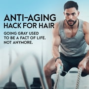 Just for Men Gray Reverse Daily Hair Serum, Gradually Reduces Gray Hair, Easy Dye-Free Serum, 1.7oz, Pack of 3