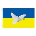 thumbnail image 1 of 3x5ft Ukrainian Flag Premium 100D Woven Polynylon Flag Banner, 1 of 2