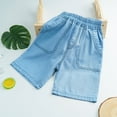 thumbnail image 5 of REDARER Boys Casual Shorts Elastic Waist Soft Comfortable Summer Play Clothes Lightweight Breathable for Toddler Kids,Size 11-12 Years, 5 of 5