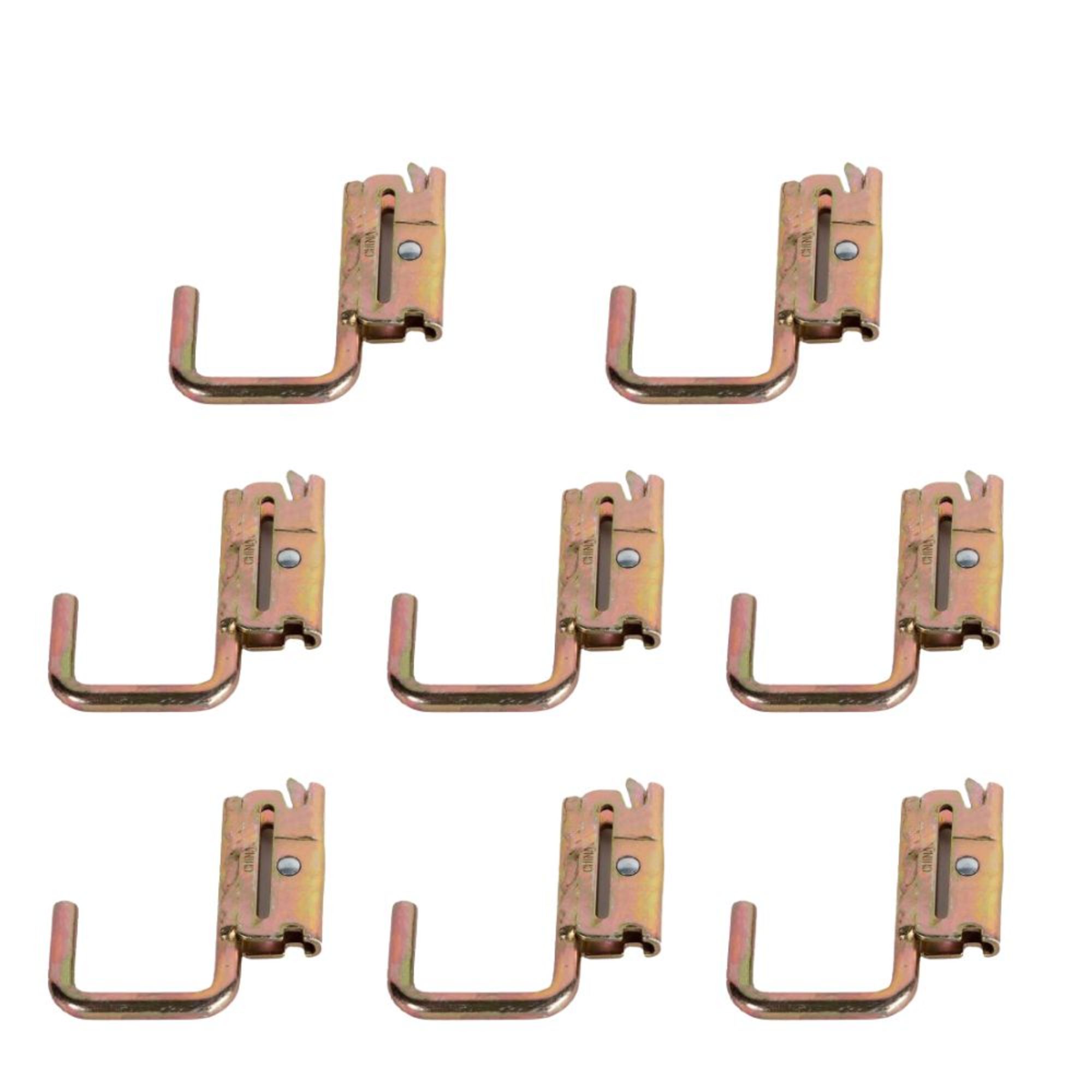 8pc ETrack Hooks, ETrack Accessories , 2 Inch Etrack J Hooks