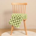 thumbnail image 3 of Checkered Flannel Fleece Throw Blanket Soft Cozy Checkerboard Grid Print Chessboard Gingham Pattern Blankets for Bed Couch Sofa, 50"x60", Sage Green, 3 of 6