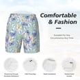 thumbnail image 4 of Kdxio Colorful Butterfly Print Men'S Swim Trunks With Compression Liner 7 Inch Inseam Quick Dry Swim Shorts, 4 of 7