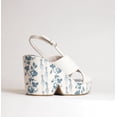 thumbnail image 3 of Cecelia New York Solitar Blue Floral Slip On Buckle Ankle Strap Fashion Sandals (Blue Floral, 11), 3 of 3