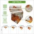 thumbnail image 5 of Burnt Orange Fall Pumpkin Table Runner Linen Burlap Table Runner 90 Inches Long Thanksgiving Maple Leaves Botanical Dresser Scarves for Kitchen Island Coffee Dining Room Party Holiday Decor 13"x90", 5 of 8