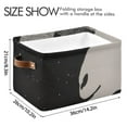 thumbnail image 4 of Sheep Black Storage Bins Baskets With Handles Storage Box Clothes Organizer Organization Toys, 4 of 7