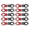 thumbnail image 3 of Terminal de Cable de Batería , 10 Pares de Conectores de Abrazaderas de Terminal de Cable de Batería, Ajuste Positivo Y Negativo para Nissan Unbranded 1618200380611, 3 of 7