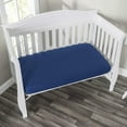 thumbnail image 2 of Everyday Kids Fitted Crib Sheet - Navy, 2 of 4