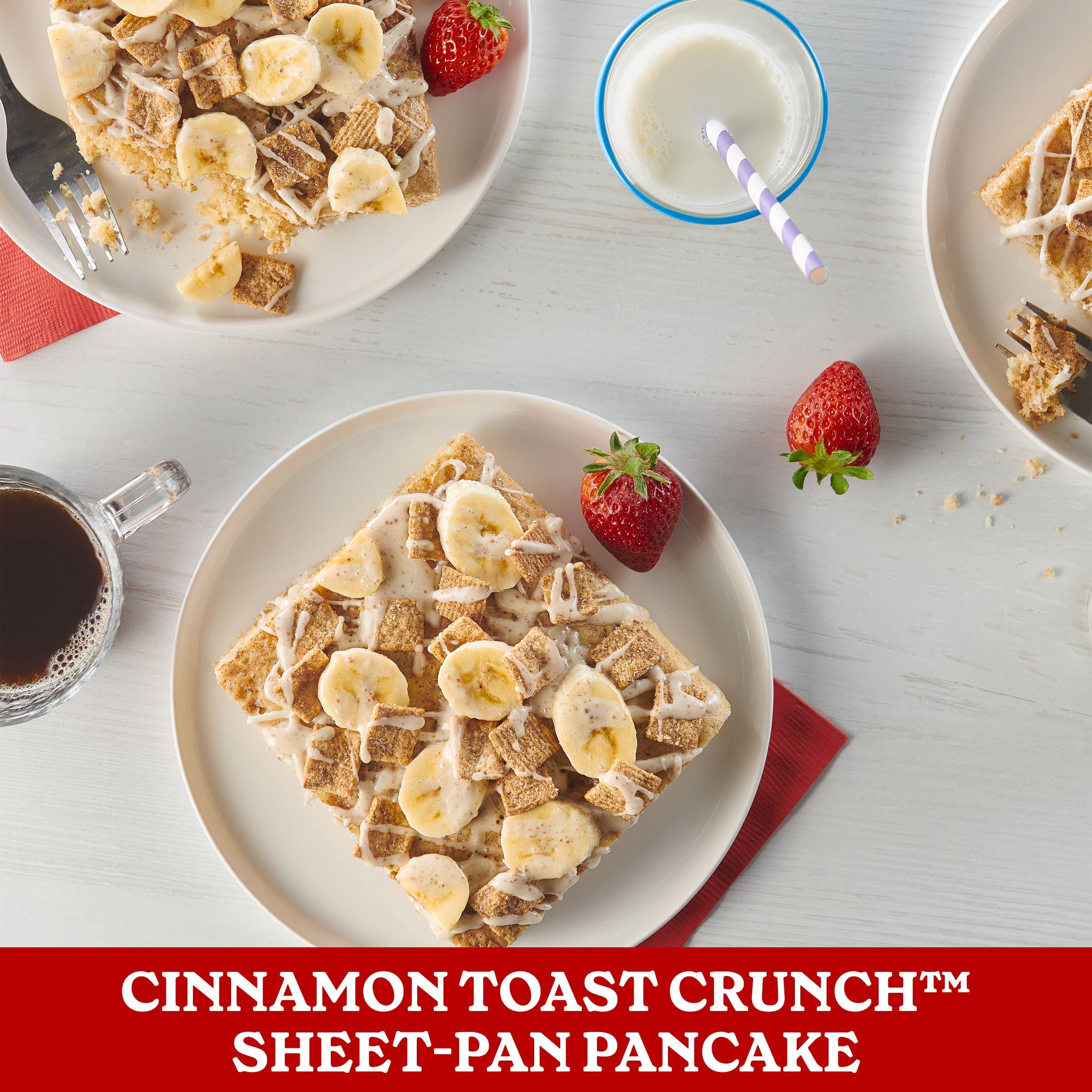 Betty Crocker Cinnamon Toast Crunch Pancake Kit, Baking Mix, 15.6 oz.